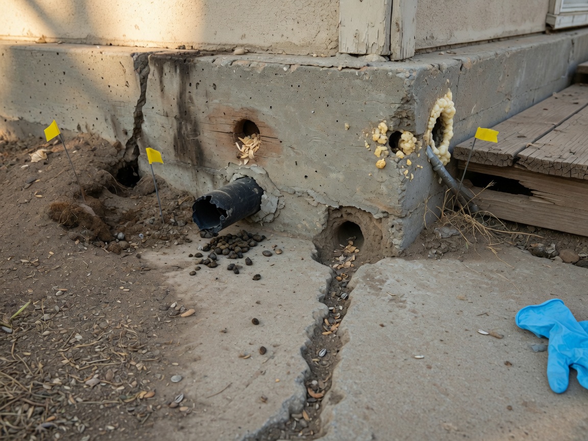 How To Identify Rodent Entry Points Around Foundations