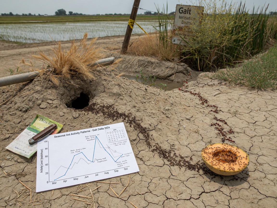 Seasonal Ant Activity Patterns In The Delta Region